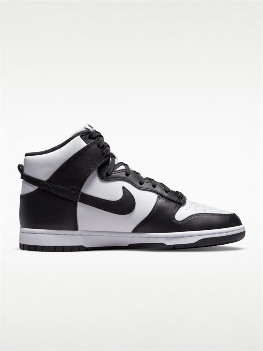 Nike Dunk High Retros Men's Black and White Sneakers Size 12